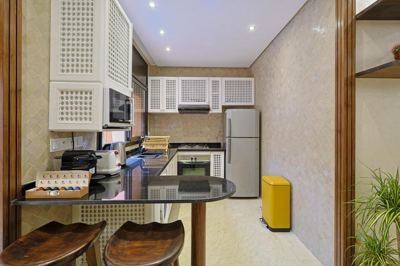Oasis - Appartement Authentique A Gueliz Marrakesch Exterior foto